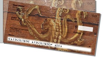 Octopus Side Tear Personalized Checks