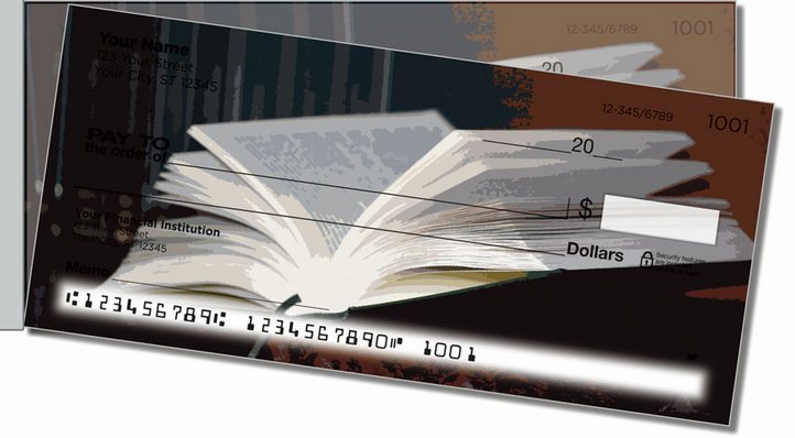 On the Bookshelf Side Tear Personal Checks