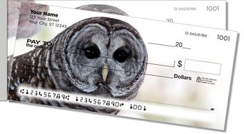 Owl Side Tear Personalized Checks