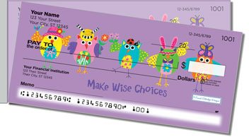 Owl Together Now Side Tear Personalized Checks