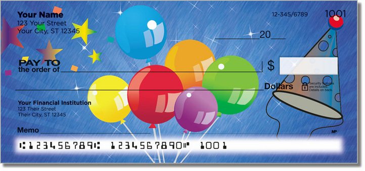 Party Balloon Personal Checks