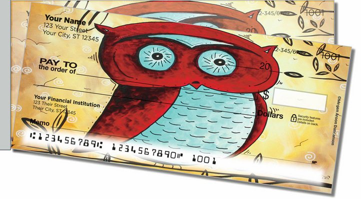 Peekaboo Side Tear Personal Checks