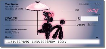 Pixie Poodle Personalized Checks