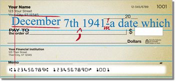 Proofreader Personalized Checks