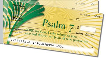 Psalms Side Tear Personalized Checks