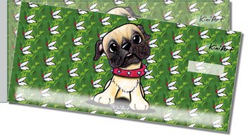 Pug Series Side Tear Design Checks