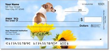 Pups in Bloom 1 Checks