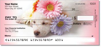 Pups in Bloom 3 Checks