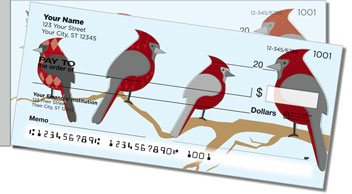Redbird Side Tear Personalized Checks