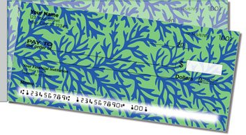 Reef Print Side Tear Personalized Checks