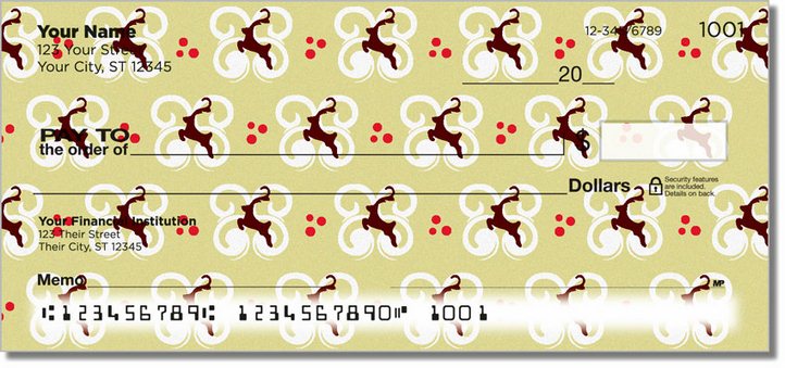 Reindeer Personal Checks