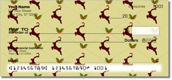 Reindeer Personalized Checks