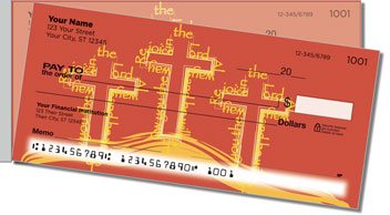 Rejoice in the Lord Side Tear Personalized Checks