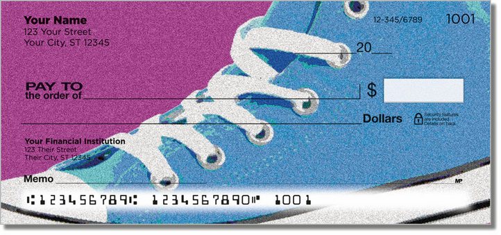 Retro Shoes Personal Checks