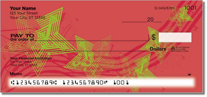 Retro Star Personal Checks