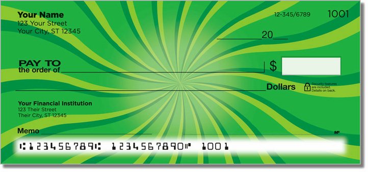 Retro Twist Personal Checks