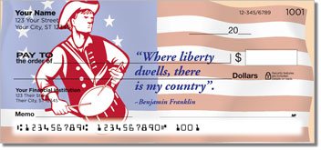 Revolutionary War Personalized Checks