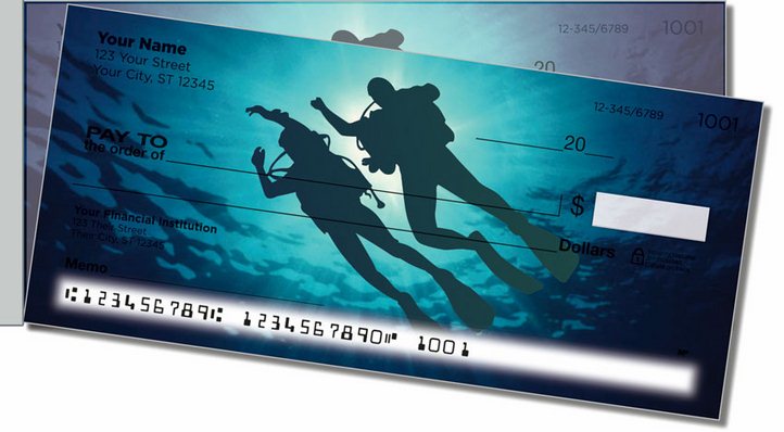 Scuba Diving Side Tear Personal Checks