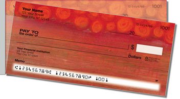 Semi Abstract Side Tear Personalized Checks