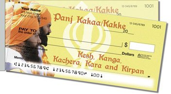 Sikhism Side Tear Design Checks