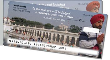 Sikhism Side Tear Personalized Checks