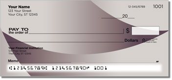 Simple Fade Personalized Checks
