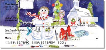 Snow Worker Personalized Checks