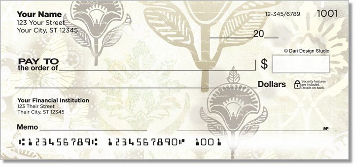 Soft Enchanted Lotus Personal Checks