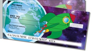 Solar System Side Tear Personalized Checks