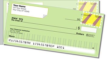 Stamp Collector Side Tear Personalized Checks