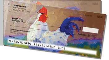 Standlee Rooster Side Tear Personalized Checks