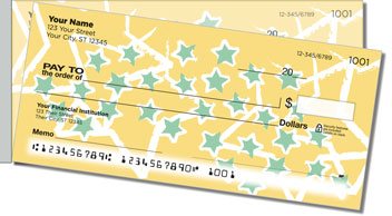 Star Sketch Side Tear Design Checks