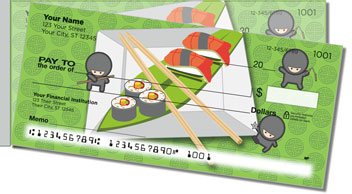 Sushi Roll Side Tear Design Checks