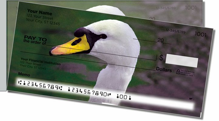 Swan Song Side Tear Personal Checks