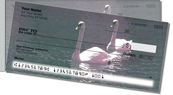 Swan Song Side Tear Personalized Checks
