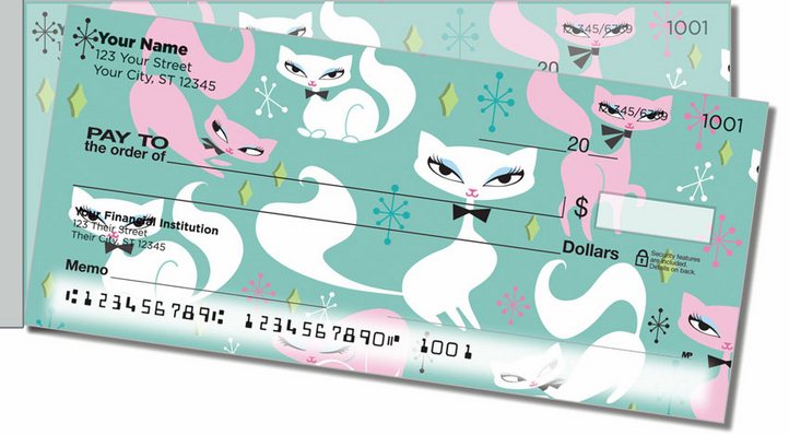 Swanky Kitten Side Tear Personal Checks