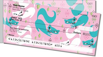 Swanky Kitten Side Tear Design Checks
