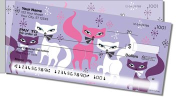 Swanky Kitten Side Tear Personalized Checks