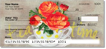 Tea Rose Design Checks