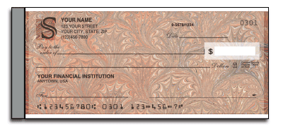 Textures Side Tear Personal Checks