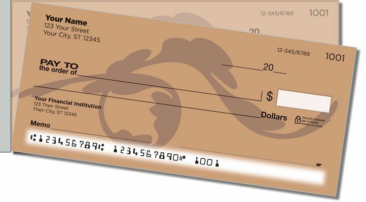 Unfurling Branch Side Tear Personal Checks