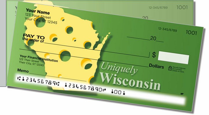 Uniquely Wisconsin Side Tear Personal Checks