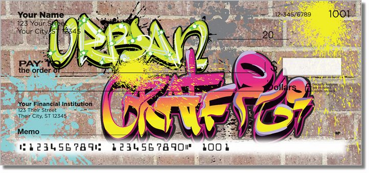 Urban Graffiti Personal Checks
