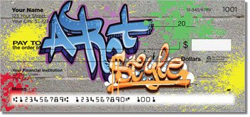 Urban Graffiti Personalized Checks