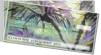 Vacation Abstract Side Tear Personalized Checks