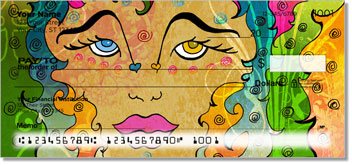 Valencia-Bruch Pop Art Personalized Checks