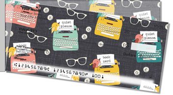 Vintage Bookwork Side Tear Personalized Checks