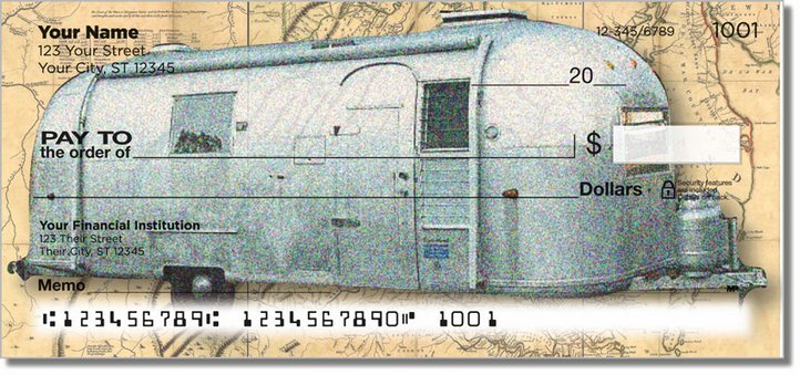Vintage Camper Personal Checks