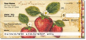 Vintage Fruit Personalized Checks