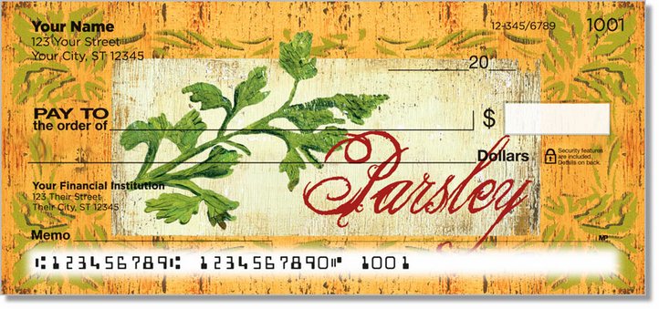 Vintage Herb Personal Checks